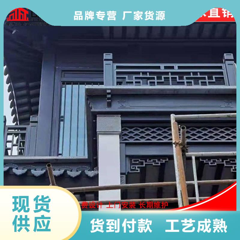 古建铝代木钢结构连廊厂家价格