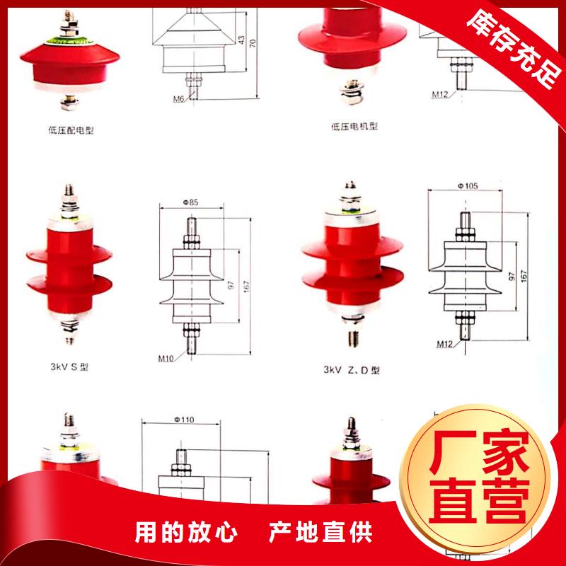 氧化锌避雷器高压避雷器HY5WS-10/30直销现货