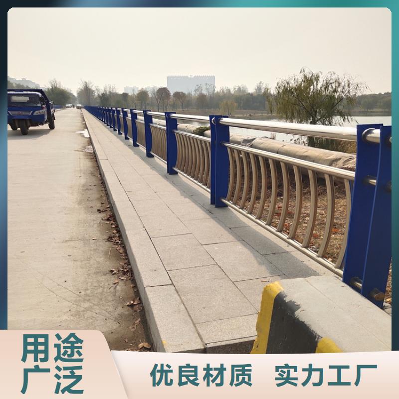 复合管乡村道路防护栏线条流畅