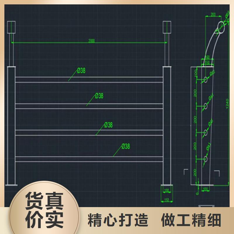 抗撞击的铝合金天桥防护栏