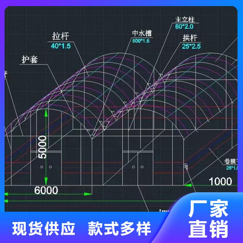 长丰县镀锌管农用大棚支架用镀锌管4-12米可定尺