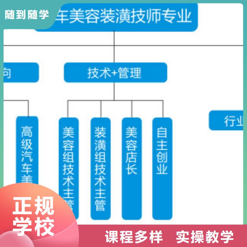 汽车美容钣金虎振技工学校师资力量强