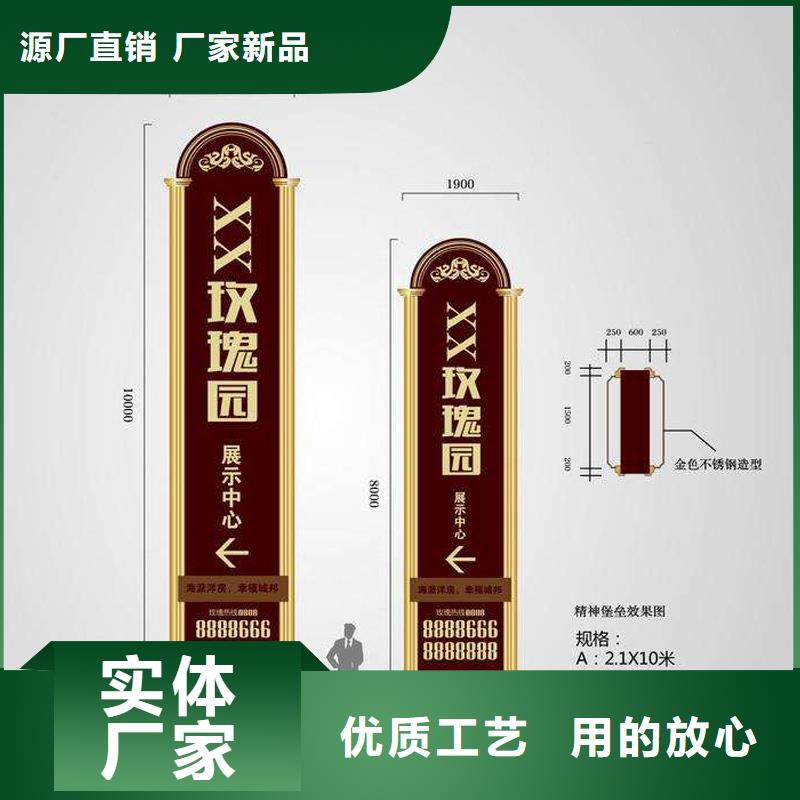 精神堡垒标识牌工厂直销