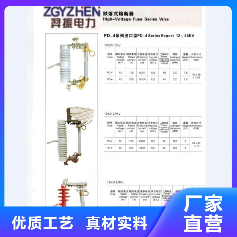 10KV高压熔断器，跌落式，100A，瓷，负荷型