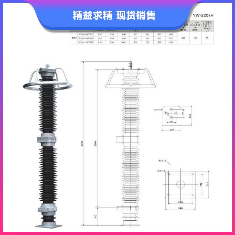 瓷外套金属氧化物避雷器Y10W-192/500上海羿振电力设备有限公司