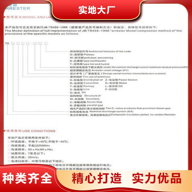 避雷器YH5WX5-51/134.