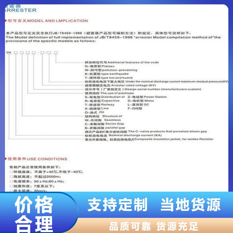 避雷器Y5WT5-42/128S【浙江羿振电气有限公司】