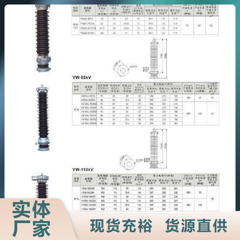 避雷器Y5WR-42/134氧化锌避雷器金属氧化物避雷器厂家