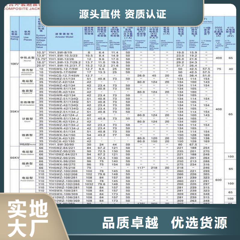 【避雷器】HY5CXQ-42/120【避雷器、过电压保护器生产厂家】