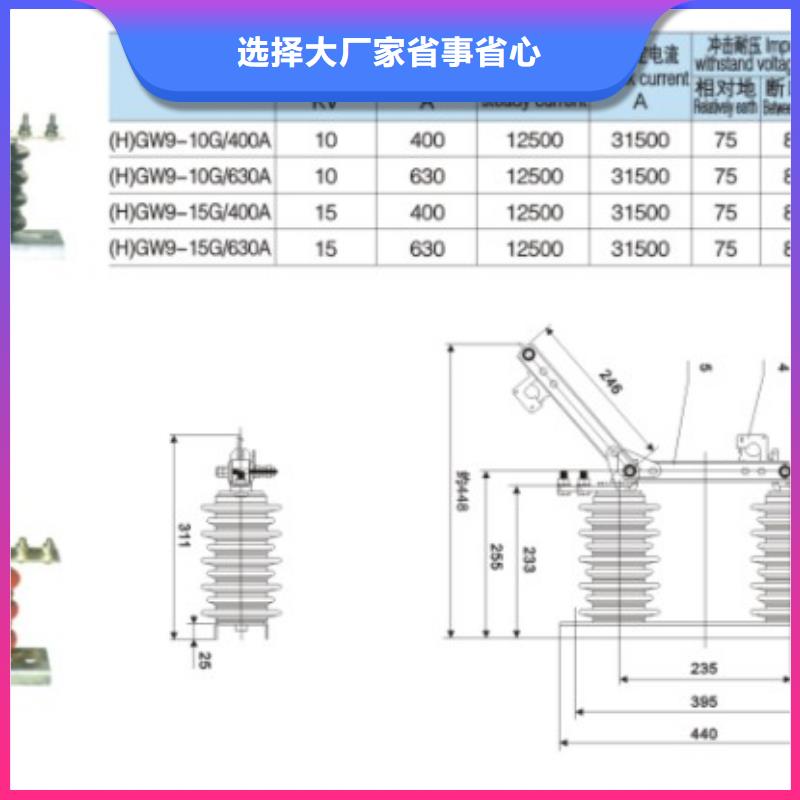 【隔離開關(guān)】HGW9-15KV/1000A