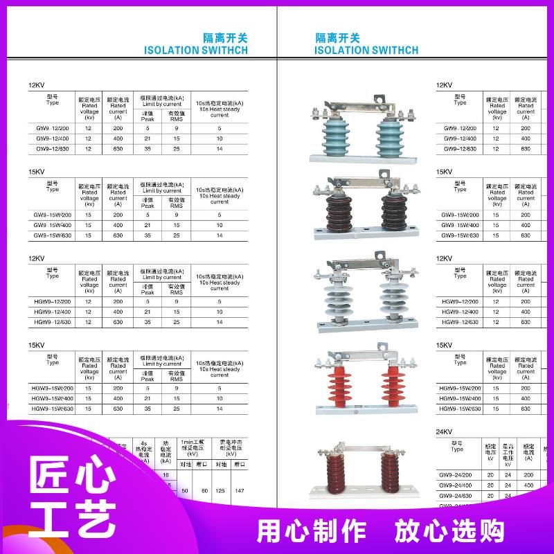 跌落式熔断器HPRW12-15KV/200A