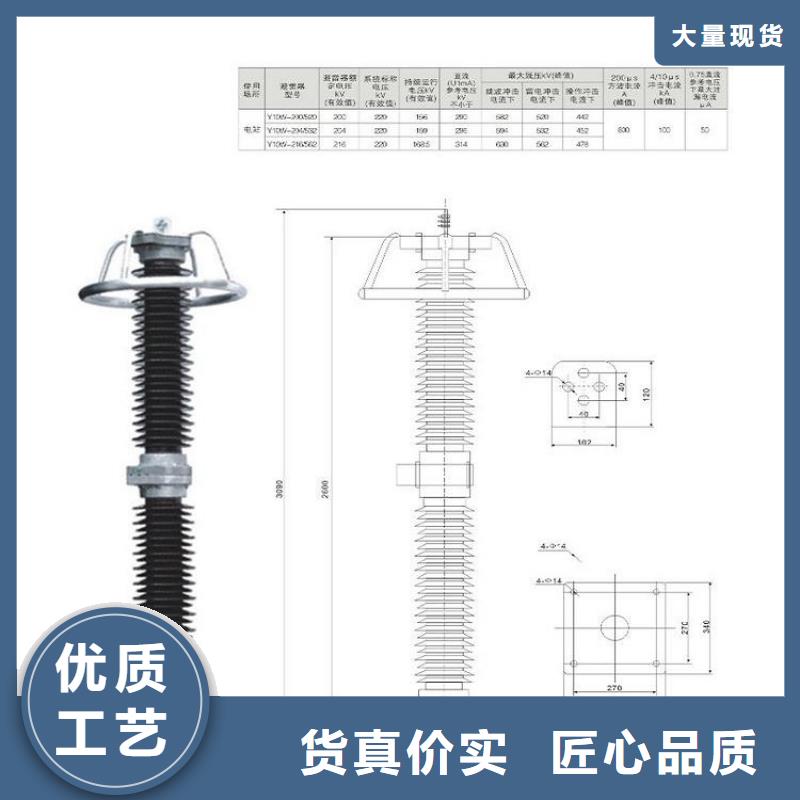 【羿振电力】复合绝缘氧化锌避雷器YH10W-51/134G