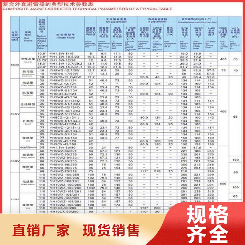 避雷器Y5WZ-42/120【羿振电力】