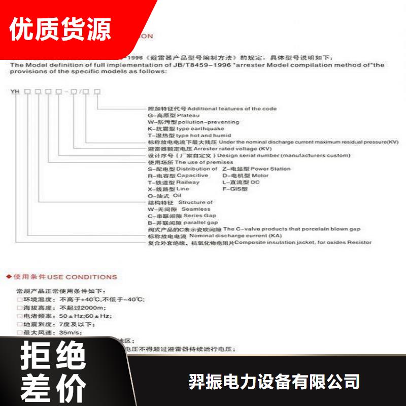 _避雷器YH5WS-17/50TLB【羿振电力设备】