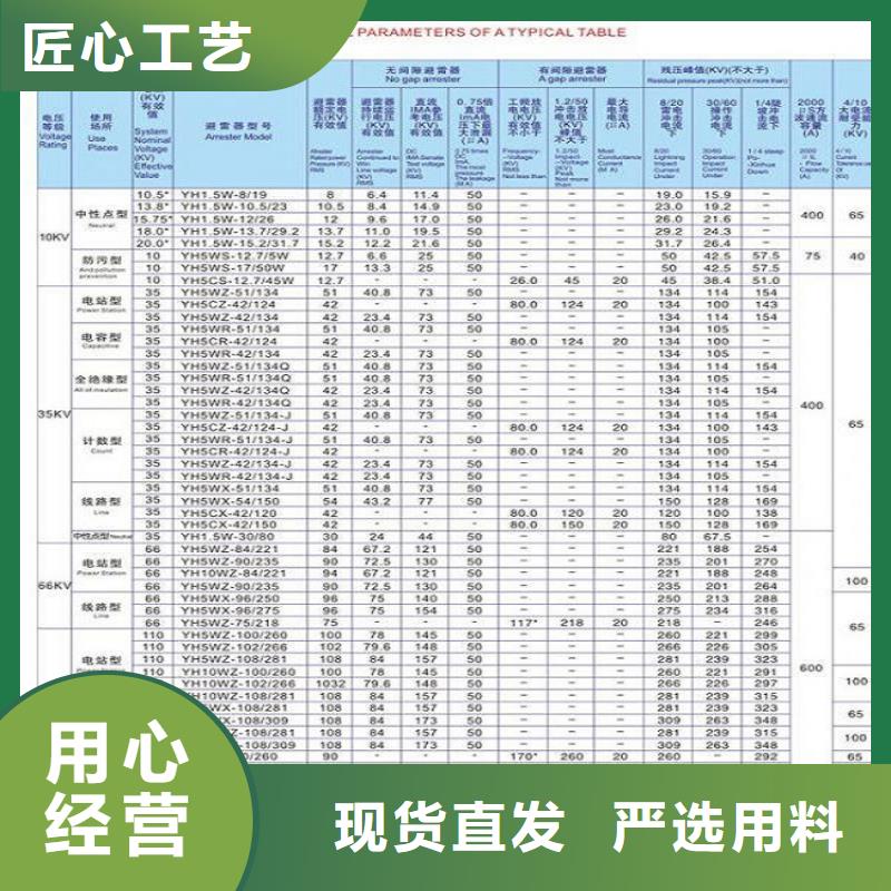 避雷器HY10WX-100/260.