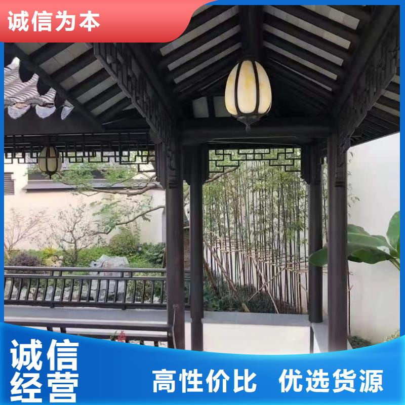 陵水县徽派中式铝合金古建来厂考察