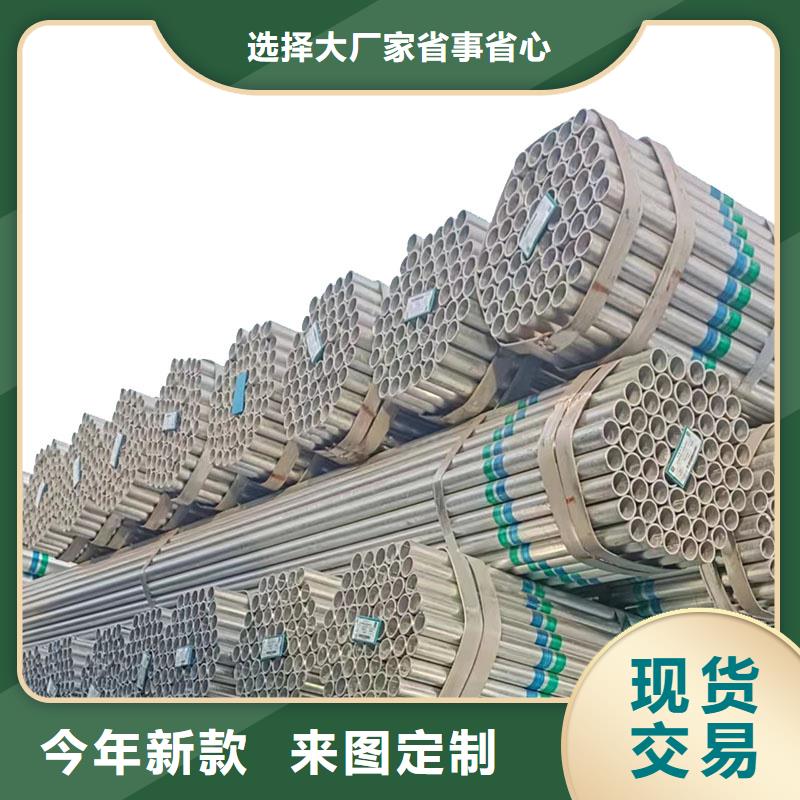热浸镀锌钢管万吨库存