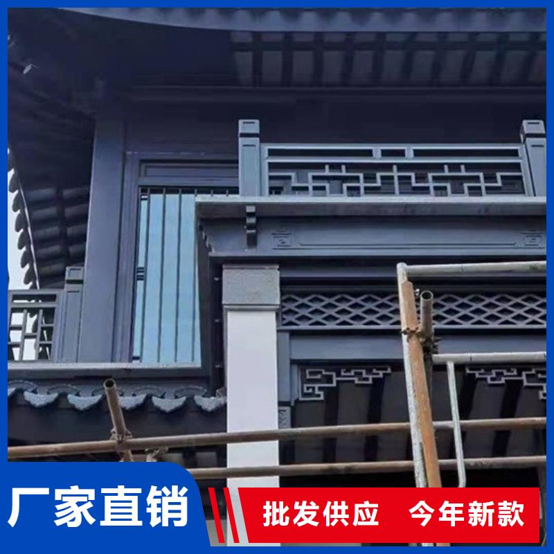 铝代木古建,古铜色回廊建筑品质保证实力见证