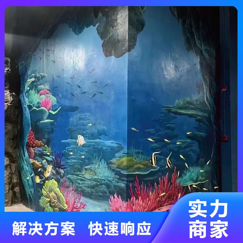 珠海文化墙彩绘手绘壁画公司