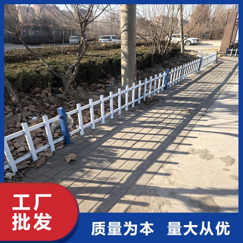 鋅鋼草坪護(hù)欄藍(lán)白色草坪護(hù)欄保障