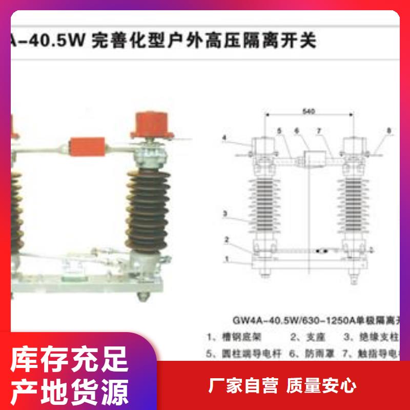 HGW4-40.5GD/630A户外隔离开关