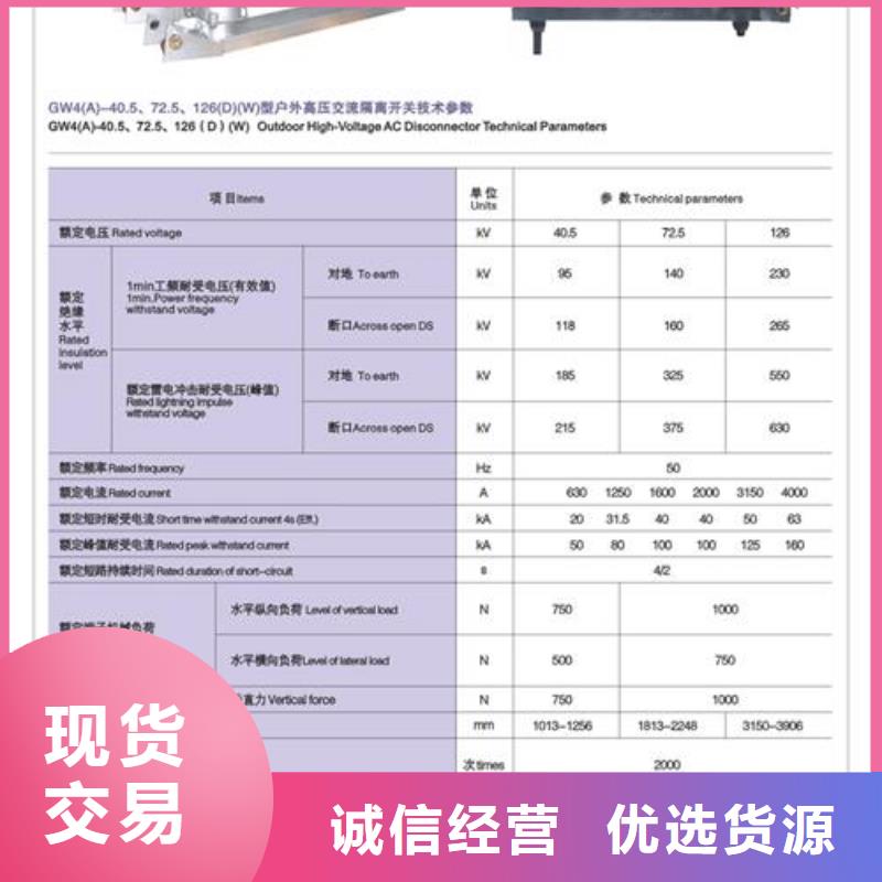 HGW1-20/1250A高压隔离开关