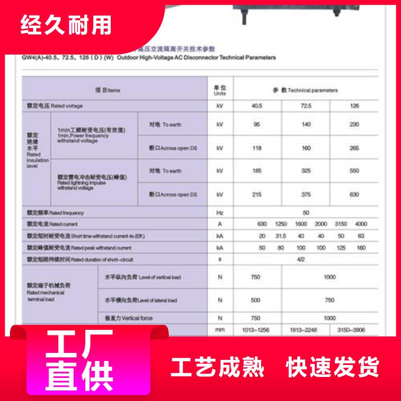 GW5-126/2000A隔离开关