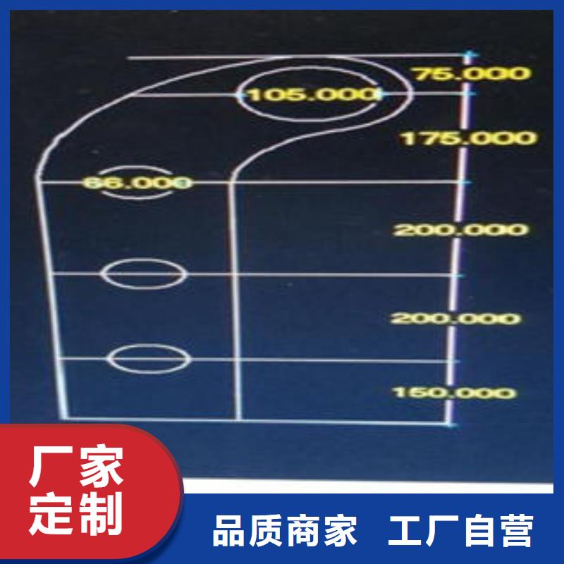 Q235材质钢板立柱切割_201不锈钢复合管护栏厂家现货快速采购