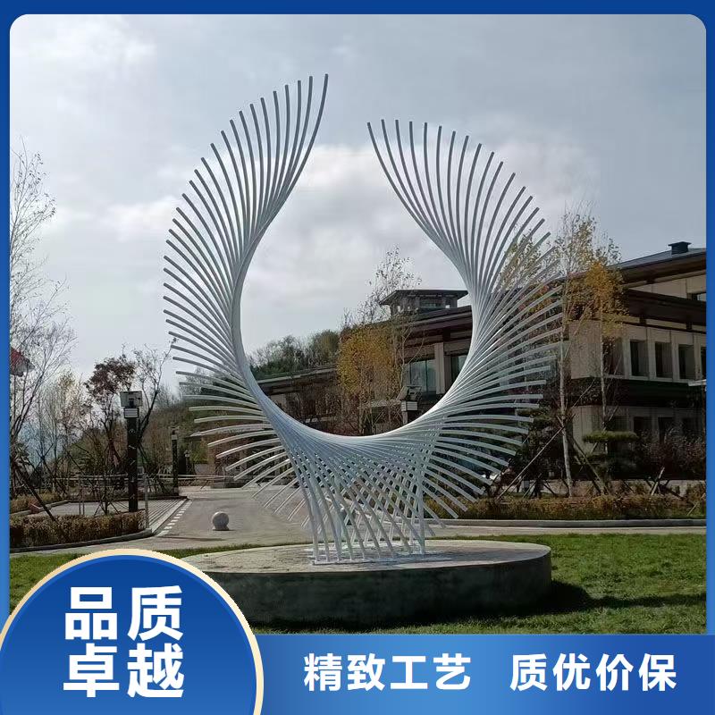 不銹鋼導(dǎo)向雕塑滿足客戶需求鄉(xiāng)村戶外精神雕塑